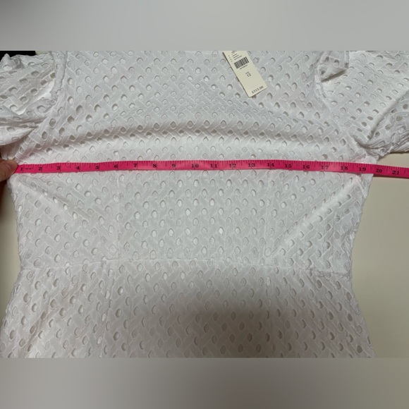 Anthropologie//3/4 sleeve//maxi dress//White//NWT//Size 12 - Picture 5 of 7